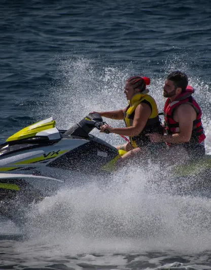 Randonnée en jet ski sur le Bassin d'Arcachon avec moniteur diplômé